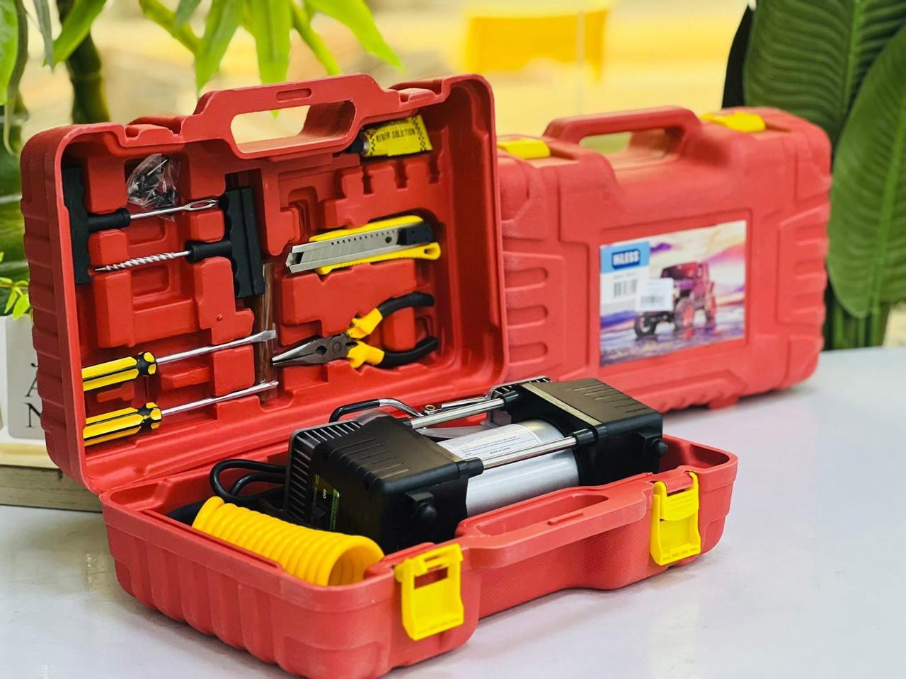 Kit Compresor Y Reparacion De Llantas