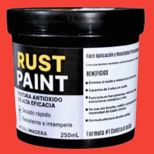 Miniatura 3 de RUST PAINT Pintura Antióxido - COLOR: NEGRO