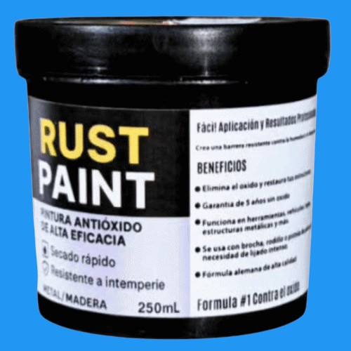 Miniatura 4 de RUST PAINT Pintura Antióxido - COLOR: NEGRO