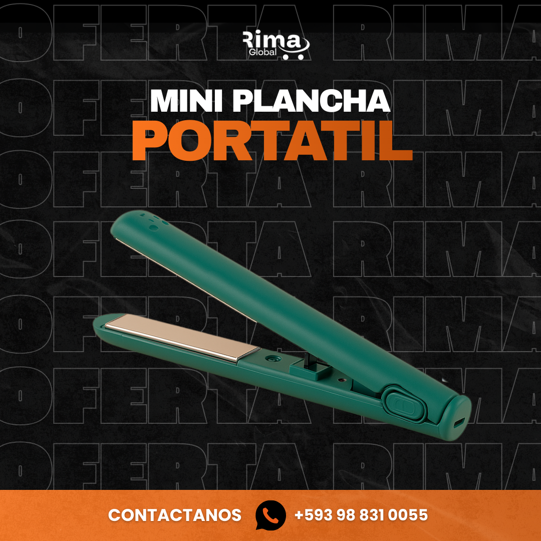 MINI PLANCHA PORTATIL PROFESIONAL