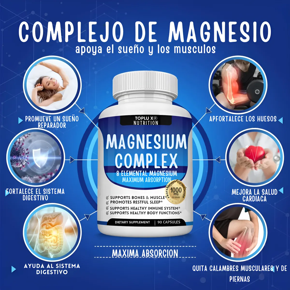 MAGNESIUM COMPLEX 60 CAPSULES