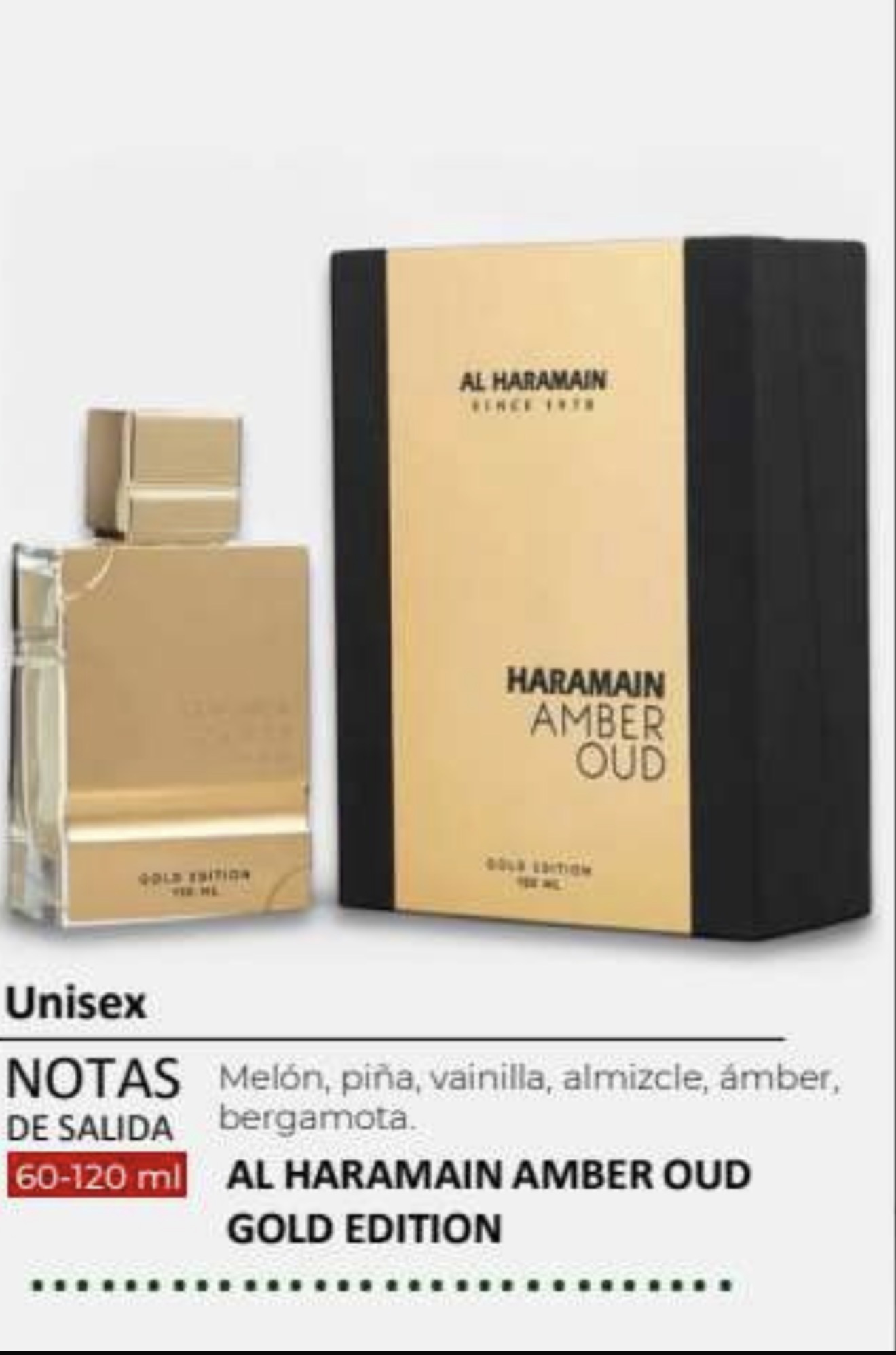 Al Haramain Amber Oud Gold NEGRO1.1