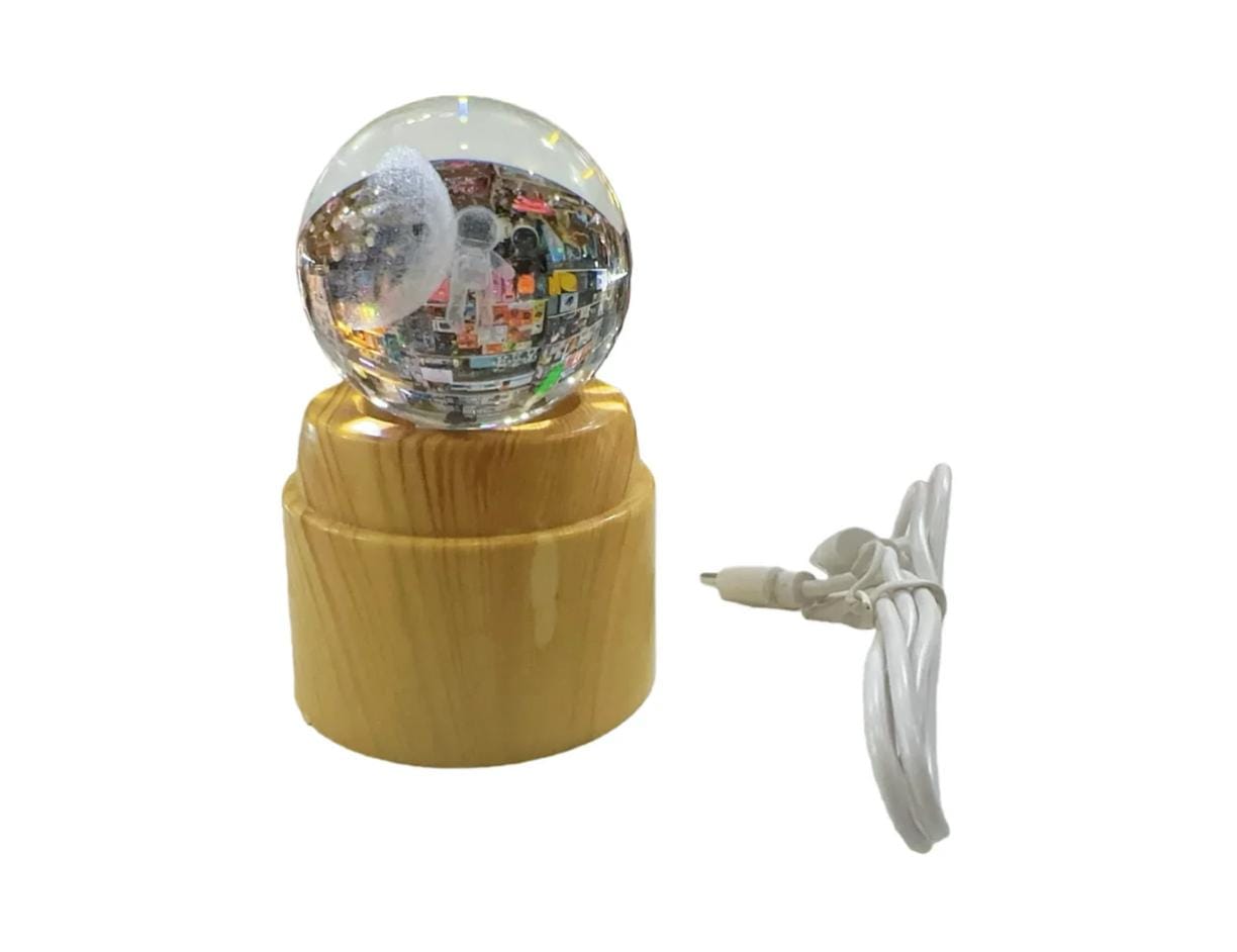 BOLA DE CRISTAL GIRATORIA
