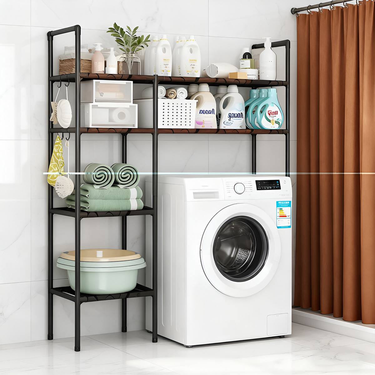 ESTANTE DE LAVADORA DOBLE