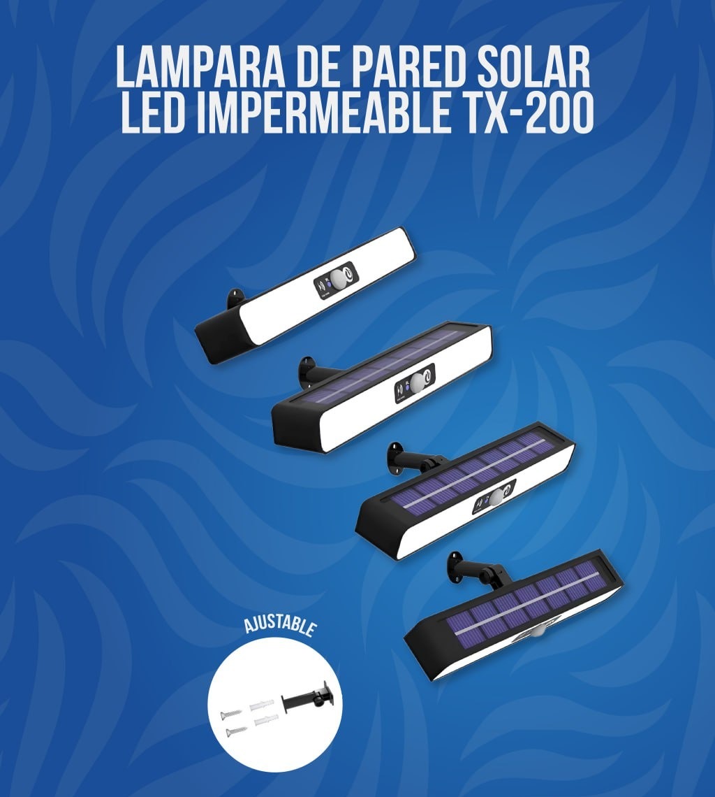 Lampara de Pared Solar LED