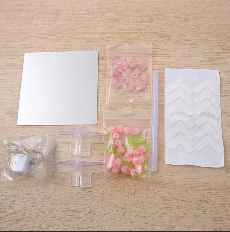 Miniatura 3 de LÁMPARA EN CUBO DE TULIPANES - COLOR: CELESTE