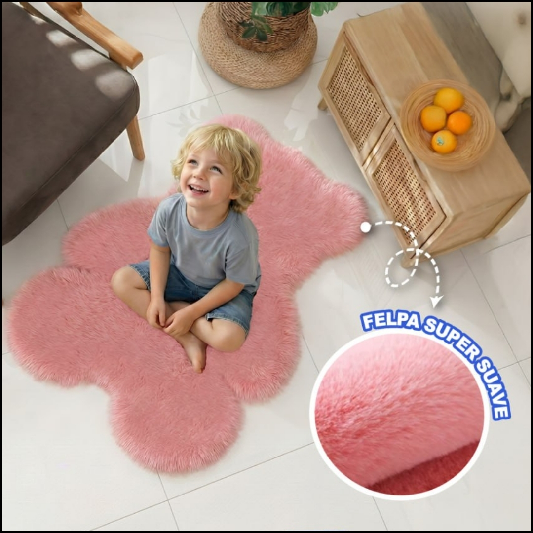 Alfombra de oso, felpa suave