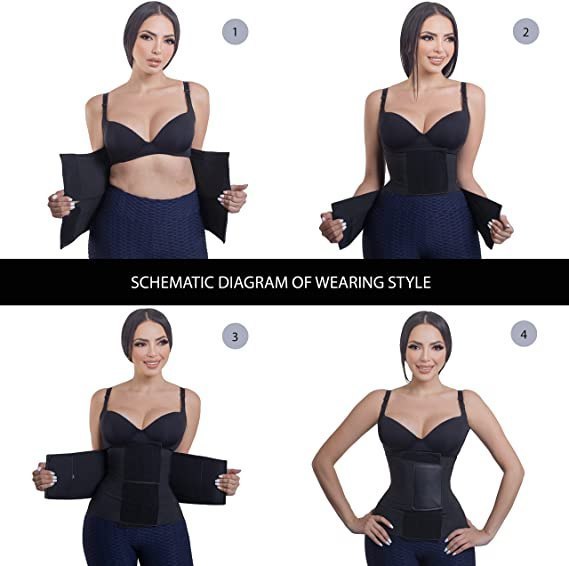 Miniatura 2 de Cinturilla faja reloj de arena - TALLA: S