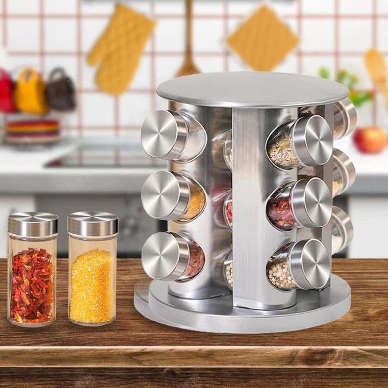Condimentero giratorio 12 piezas