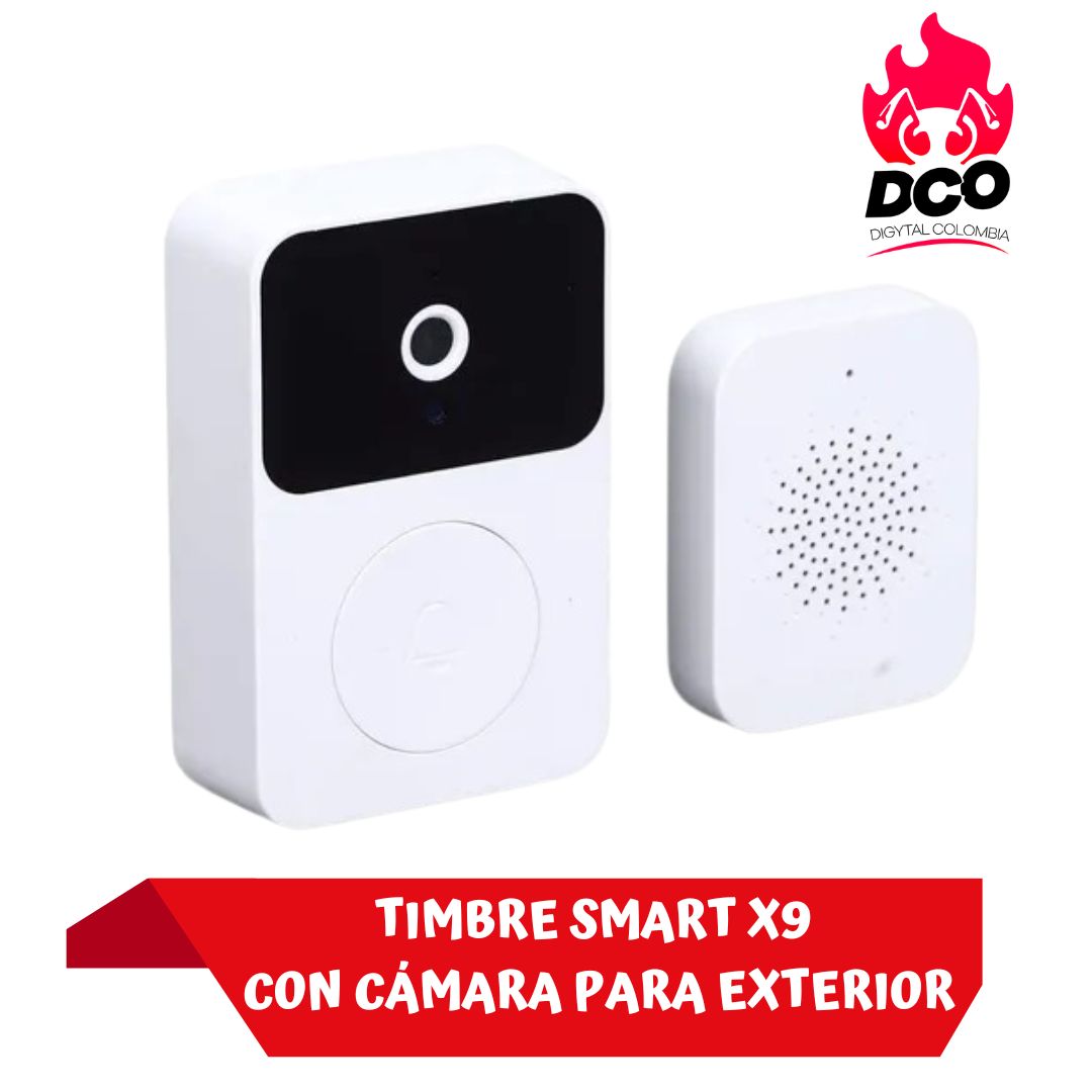 TIMBRE SMART X9 CON CÁMARA PARA EXTERIOR