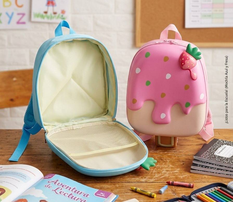 MINI MOCHILA FORMA DE HELADO