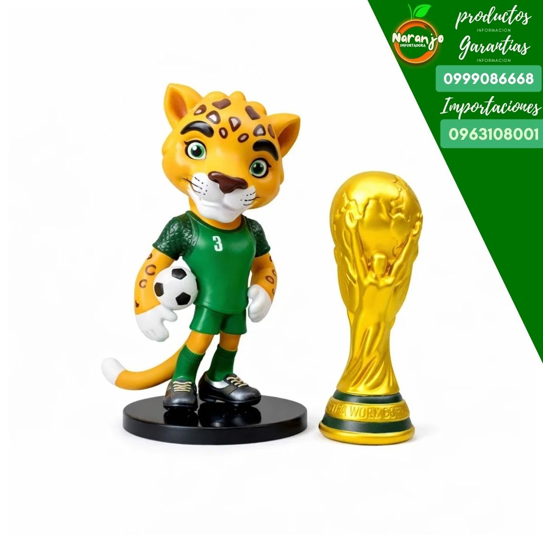 JAGUAR ZAYU FIGURA MASCOTA MUNDIAL FIFA