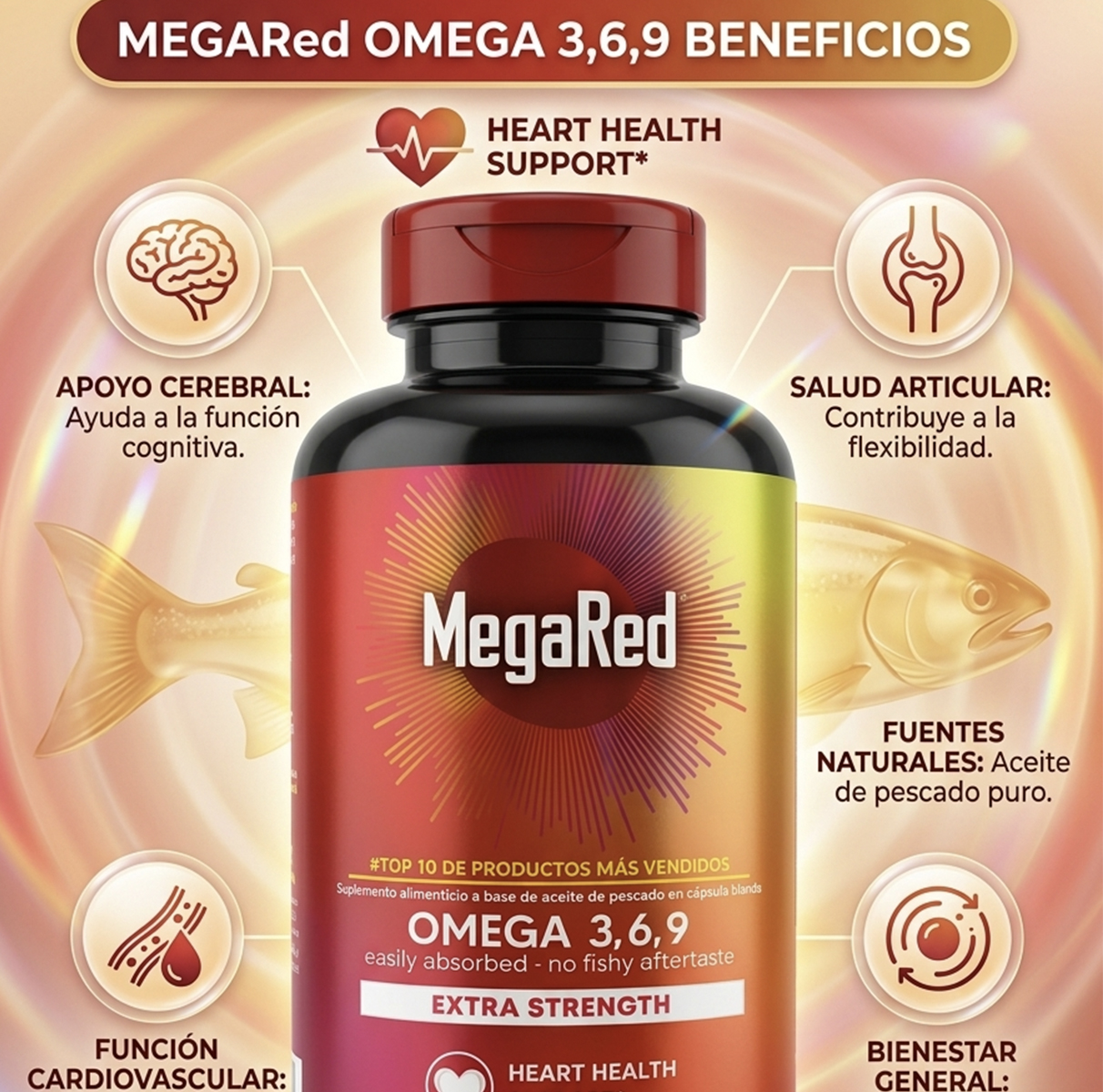 Vista 2 de MegaRed Omega 3-6-9 E