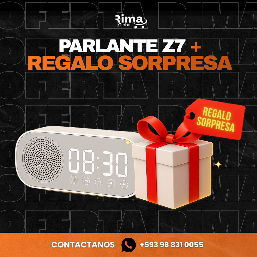 PARLANTE BLUETOOTH Z7 + MOLDE PARA HIELO