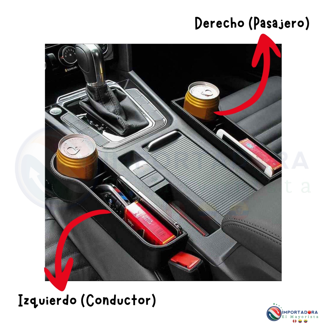 Vista 3 de Organizador para carro x 1 de asiento - LADO: DERECHO (PASAJERO)