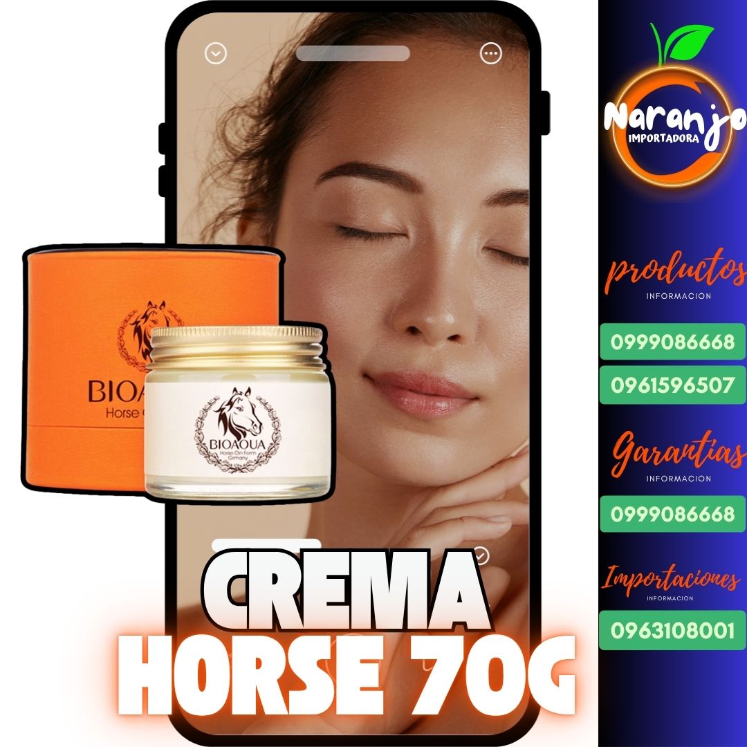 CREMA HIDRATANTE BIOAQUA HORSE OIL 70G