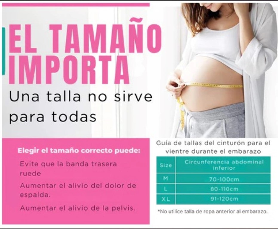 Vista 3 de Faja Materna Prenatal - TALLA, COLOR: NEGRA XL