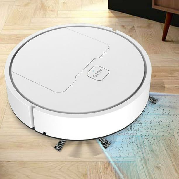 ROBOT ASPIRADORA AUTOMATICO 2 EN 1 - COLOR Y CANTIDAD: DOS ROBOTS BLANCOS