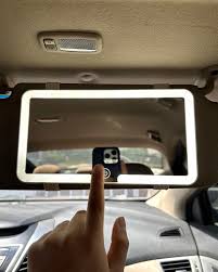 ESPEJO CON LUZ LED PARA CARRO