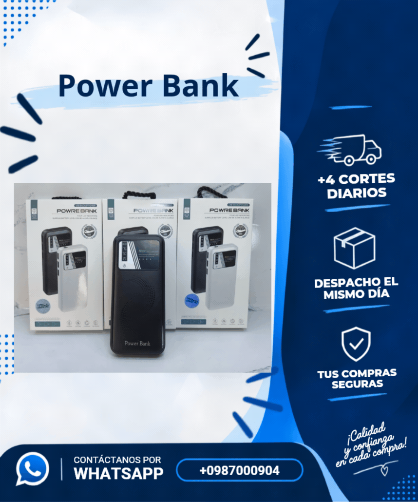 Power Bank 3 Puertos
