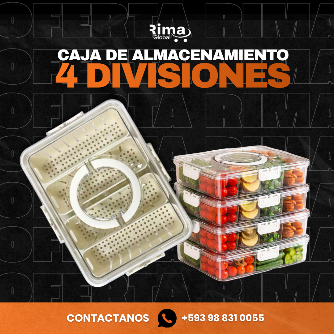 CAJA DE ALMACENAMIENTO FRESCO 2 EN 1
