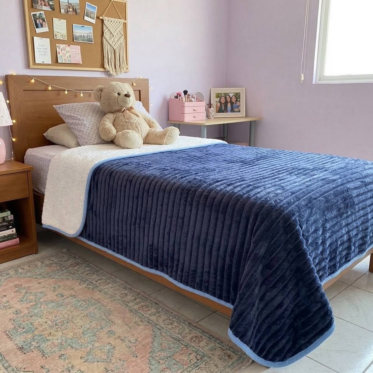 COLCHA DE PIEL DE BORREGO