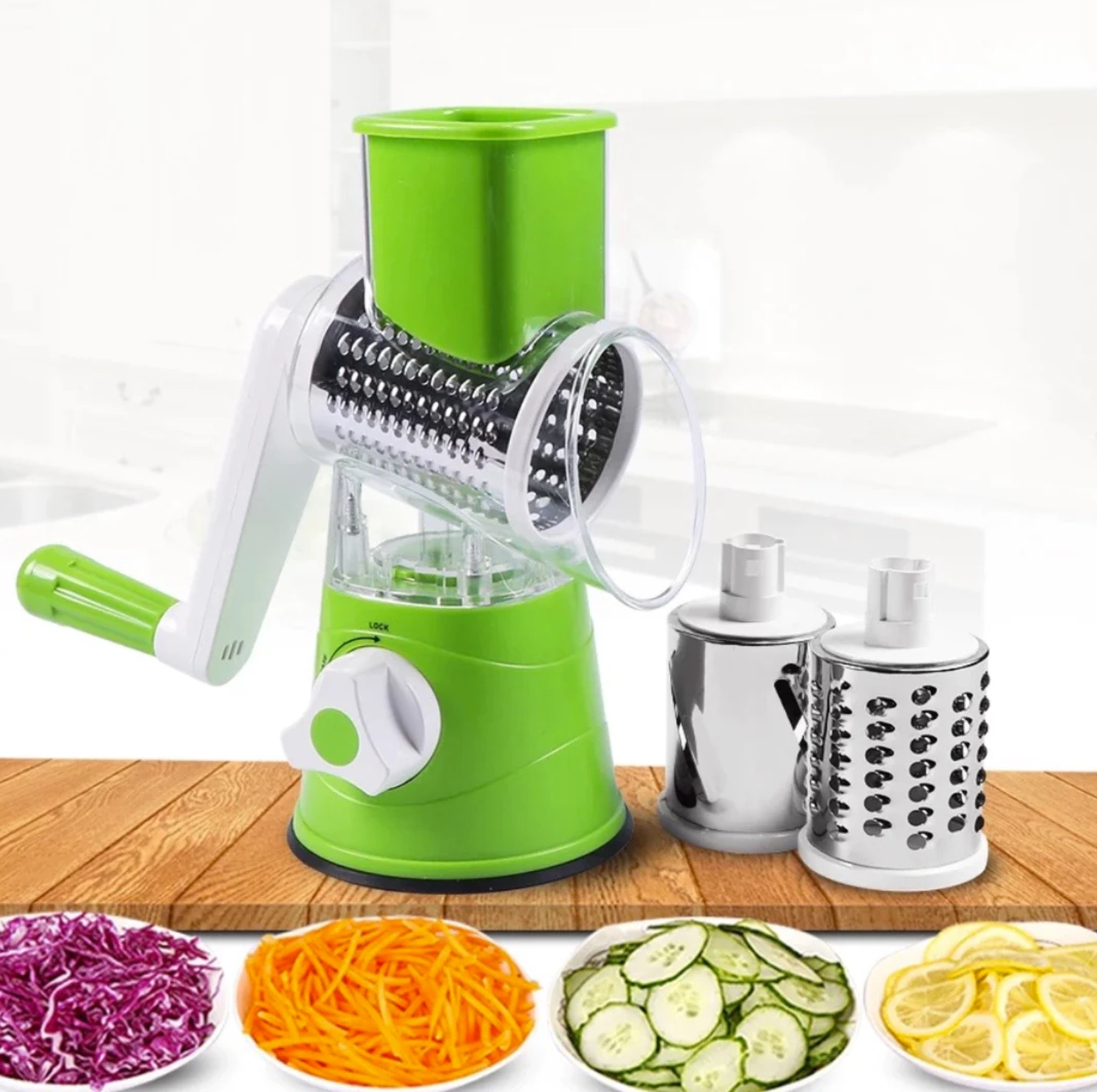 RALLADOR TABLETOP DRUM GRATER