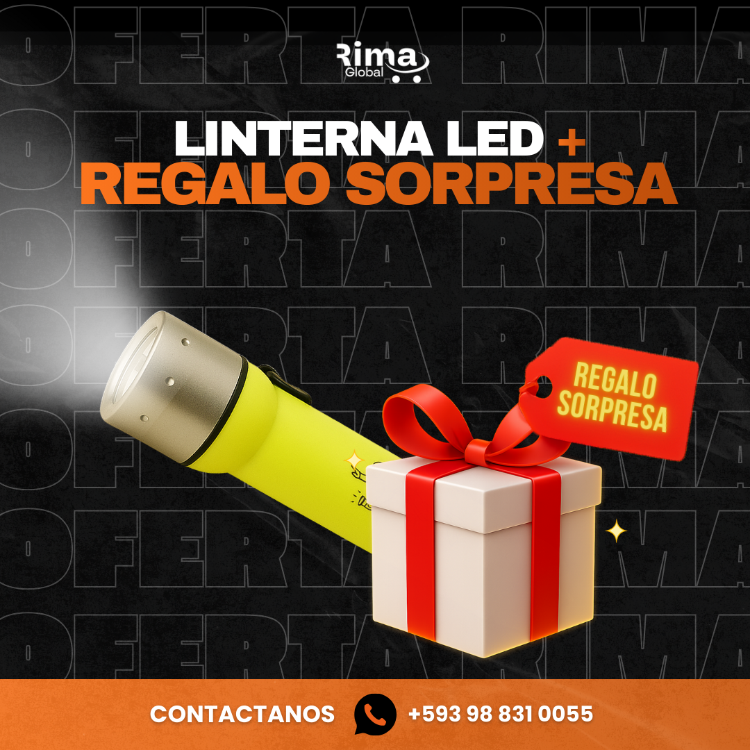 LINTERNA LED SUMERGIBLE + MULTI HERRAMIE