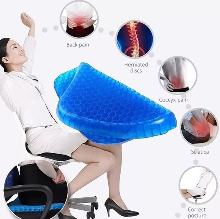 Cojin Para Asiento Antideslizante Gel