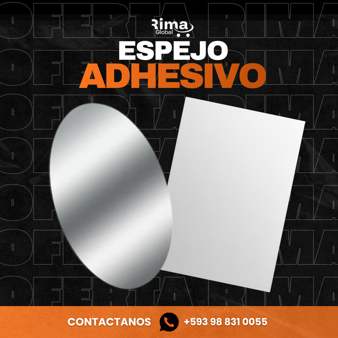 ESPEJO ADHESIVO 35CM X 50CM VARIOS FORMA