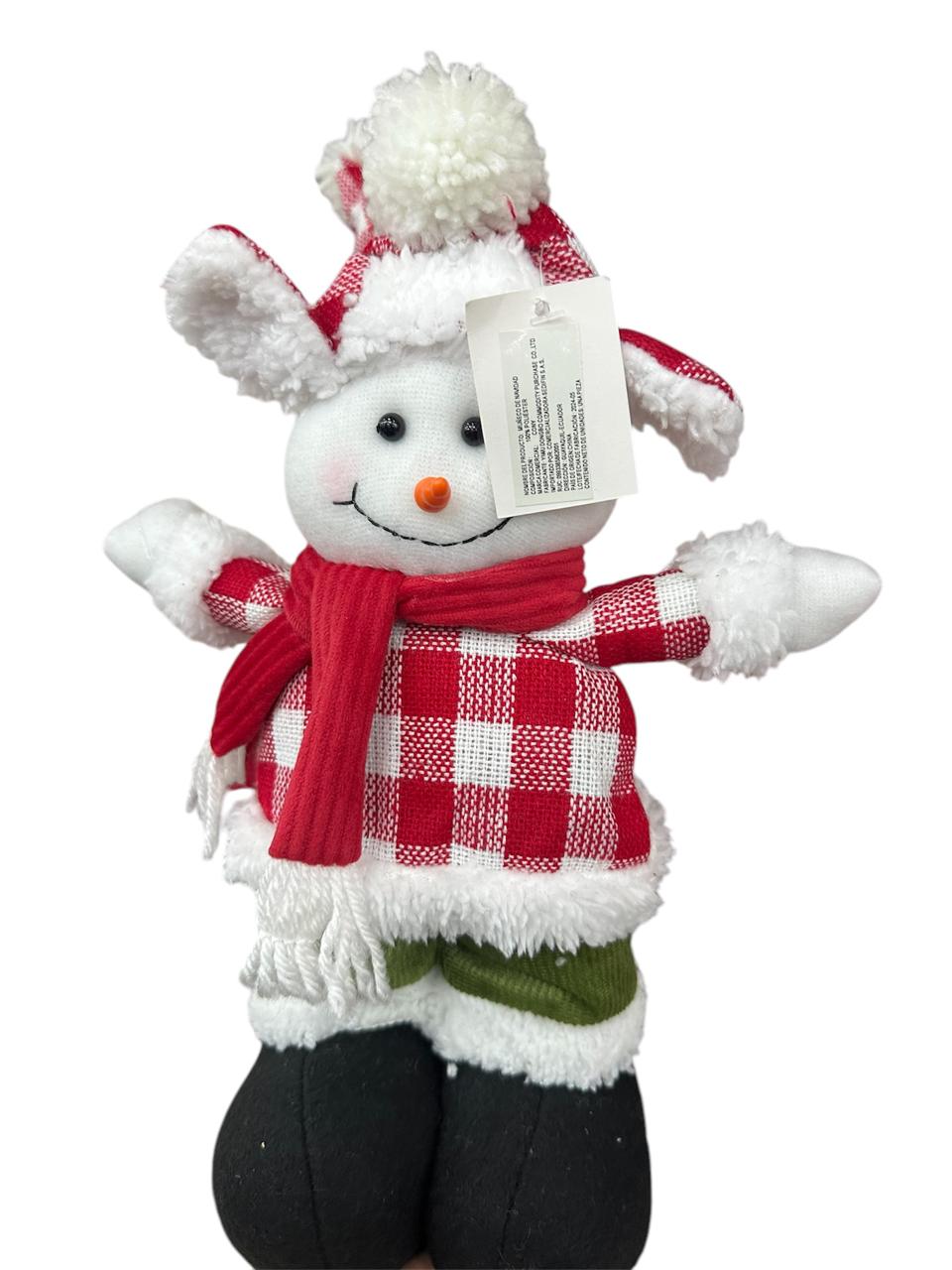 Portavelas Yankee Candle Muñeco De Nieve – Tarro Grande Cerámica – Decoración Navideña