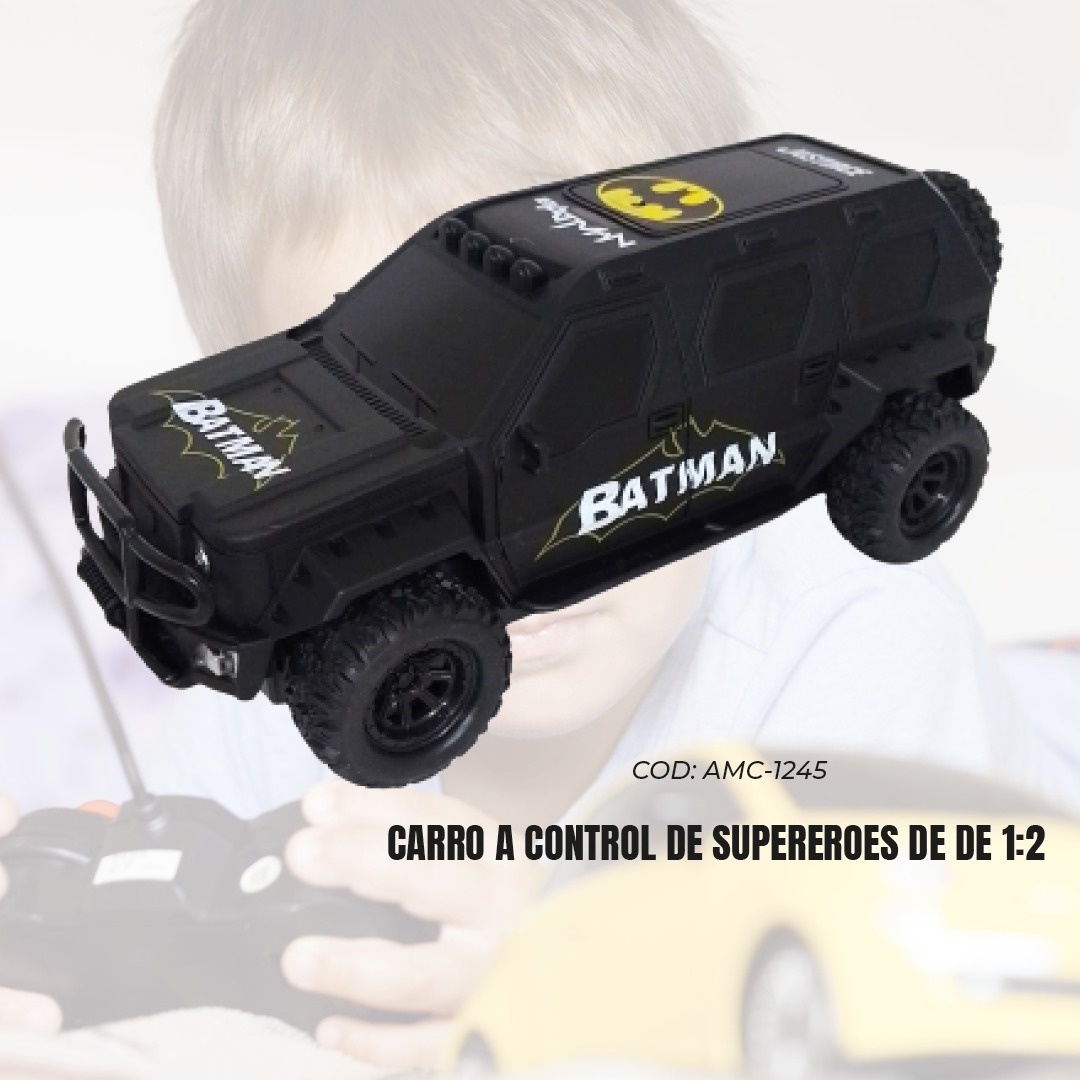 CARRO A CONTROL DE SUPERHÉROES DE DE 1:2