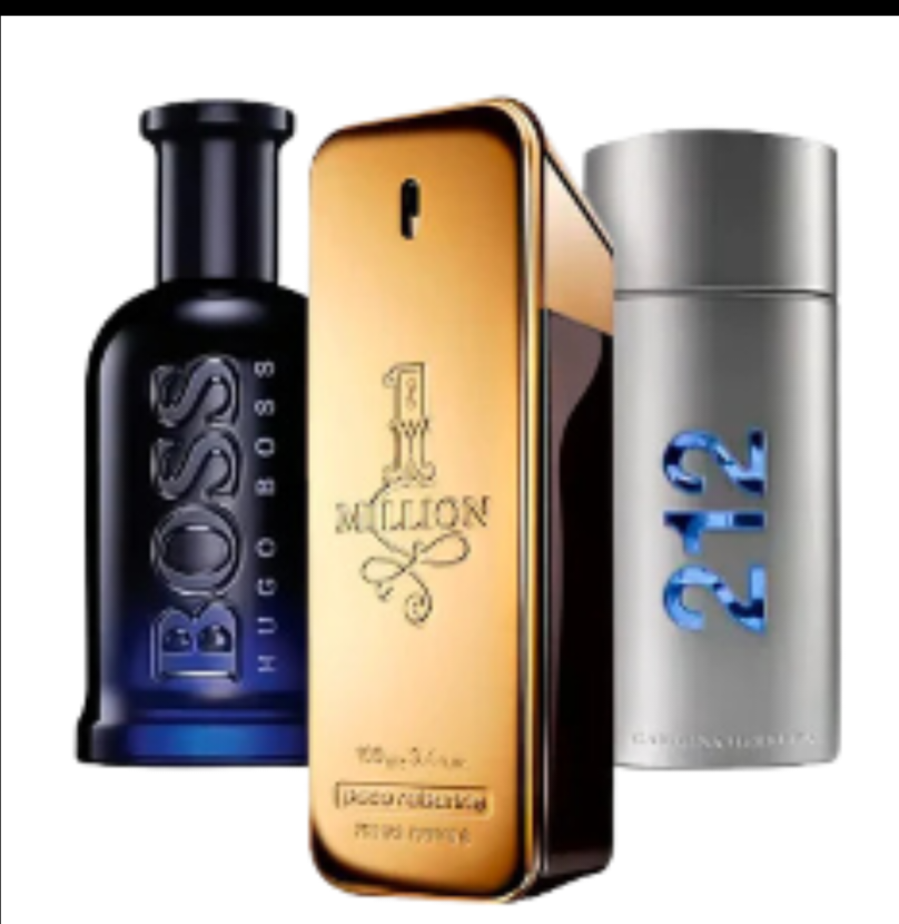 Hugo boss nigth,One Million, 212 NYC