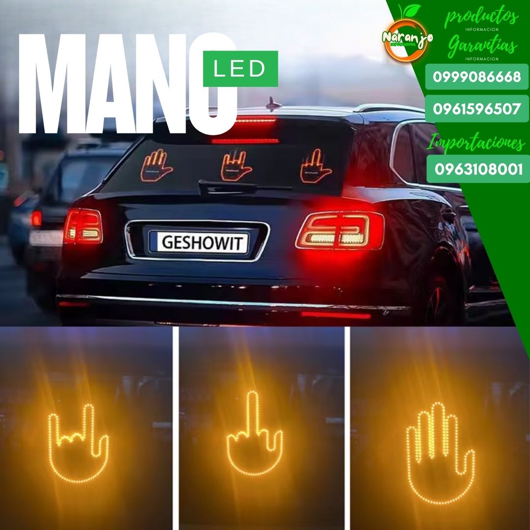 MANO LED PARA AUTO