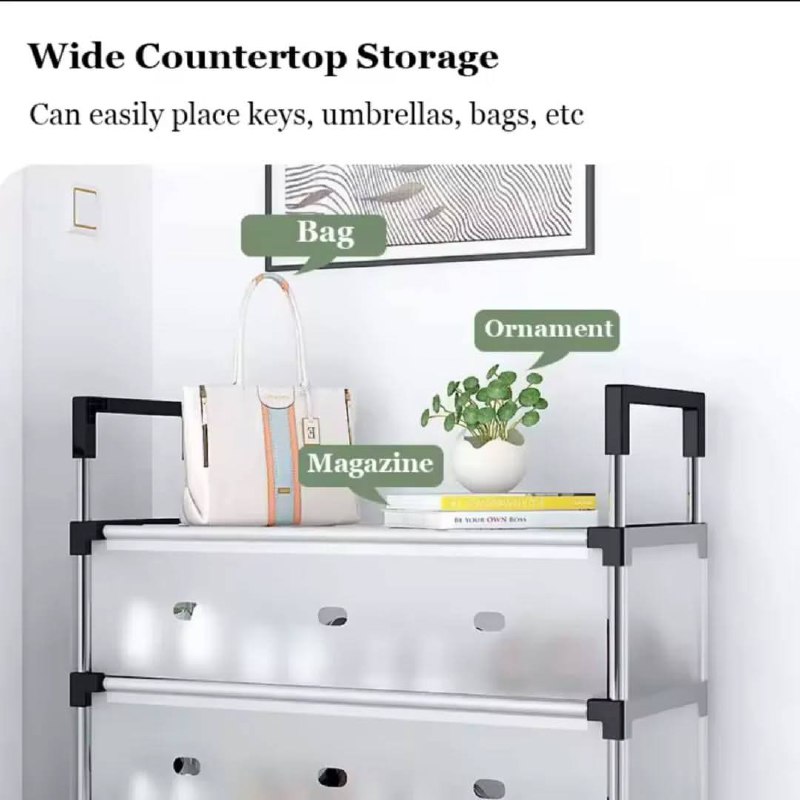 ZAPATERA CON PROTECTOR DE 6 NIVELES