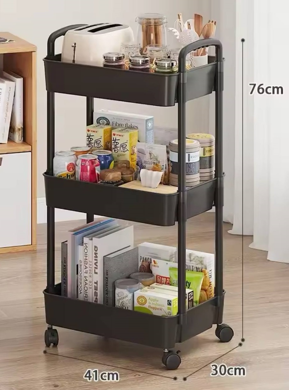 Miniatura 6 de CARRITO ORGANIZADOR - COLOR: NEGRO