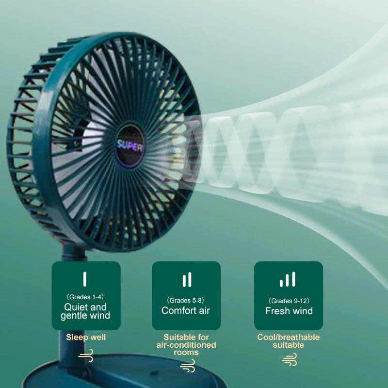Ventilador Plegable Regulable, portatil