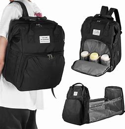 Pañalera Cambiador - COLOR: NEGRO