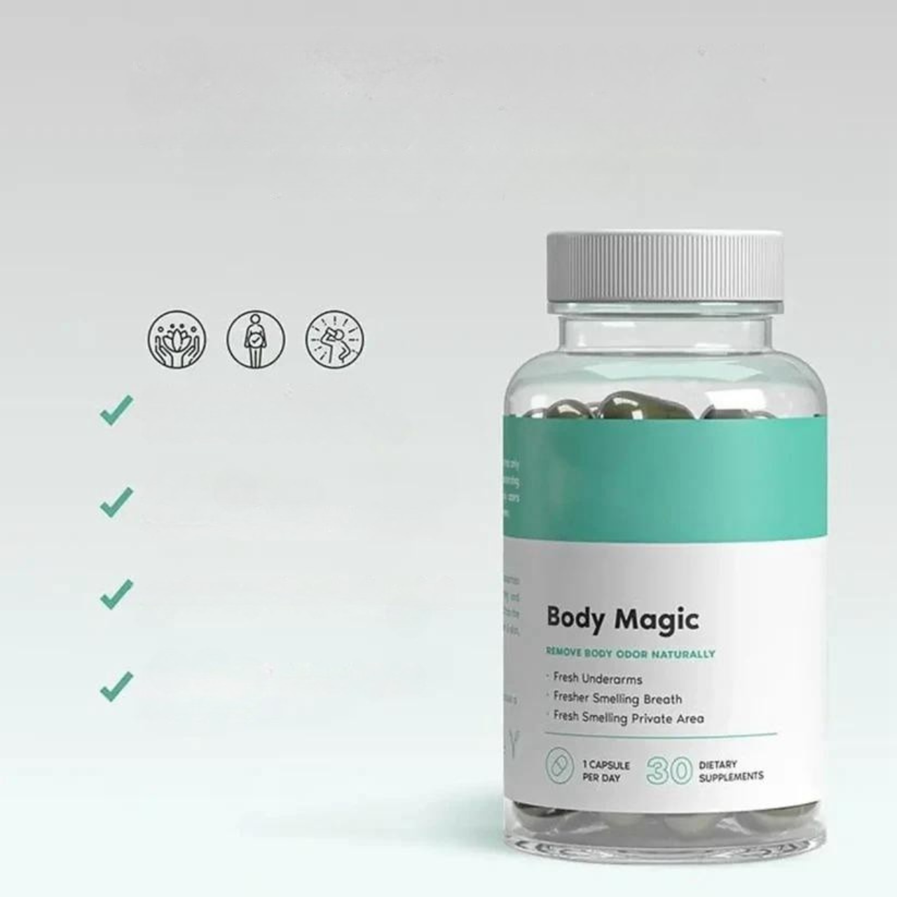 Desodorante Body Magic Clorofila W