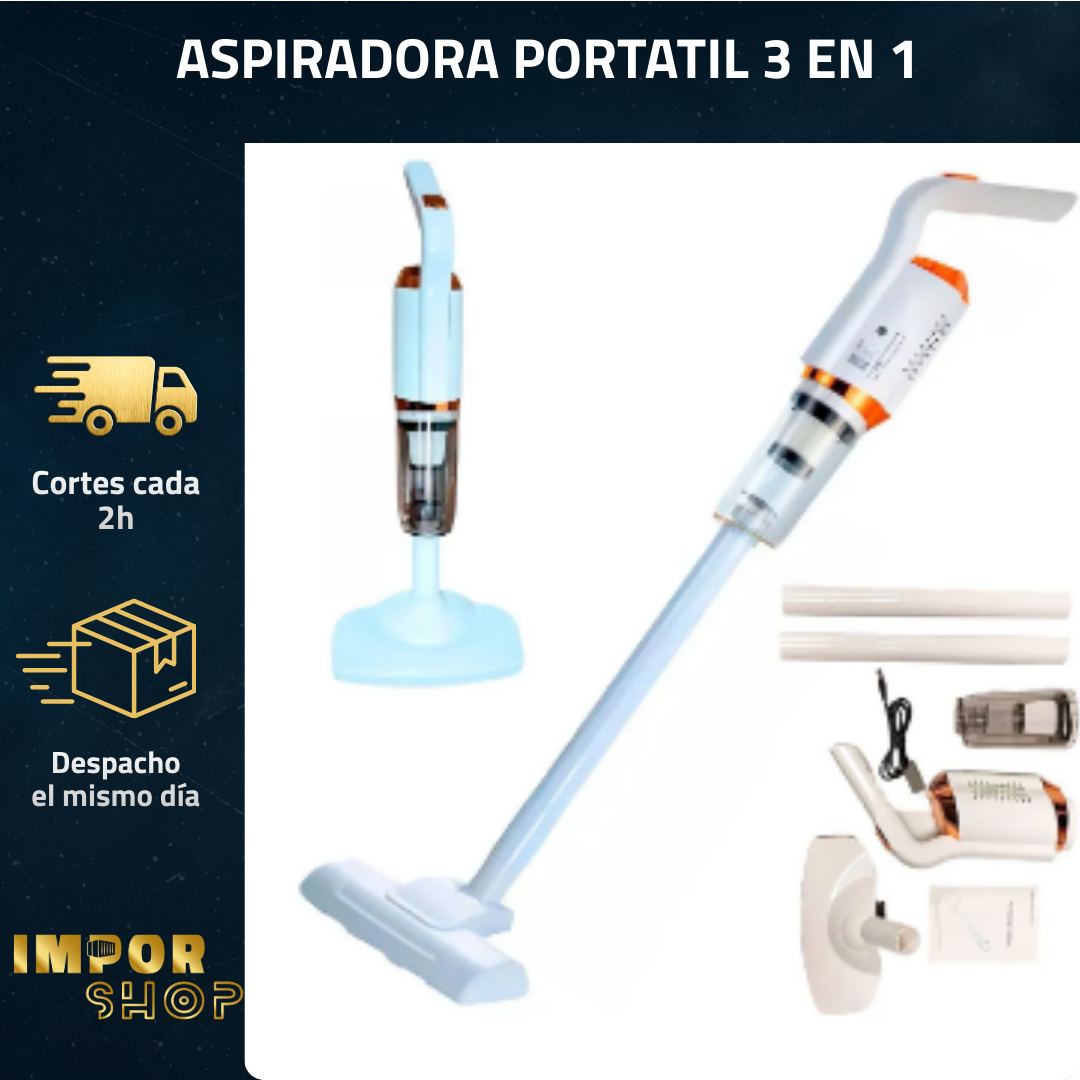 ASPIRADORA PORTATIL 3 EN 1 (ELECTRICA)