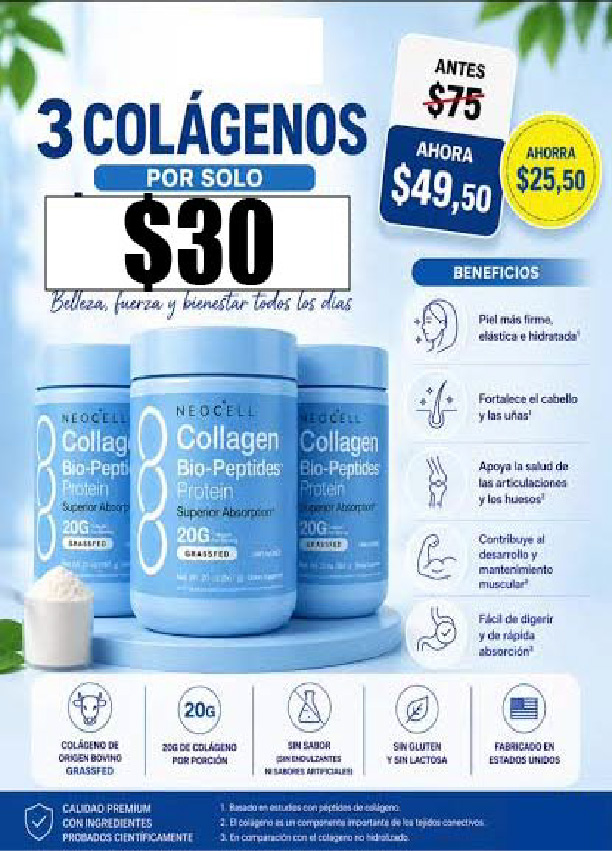 x3 colágeno