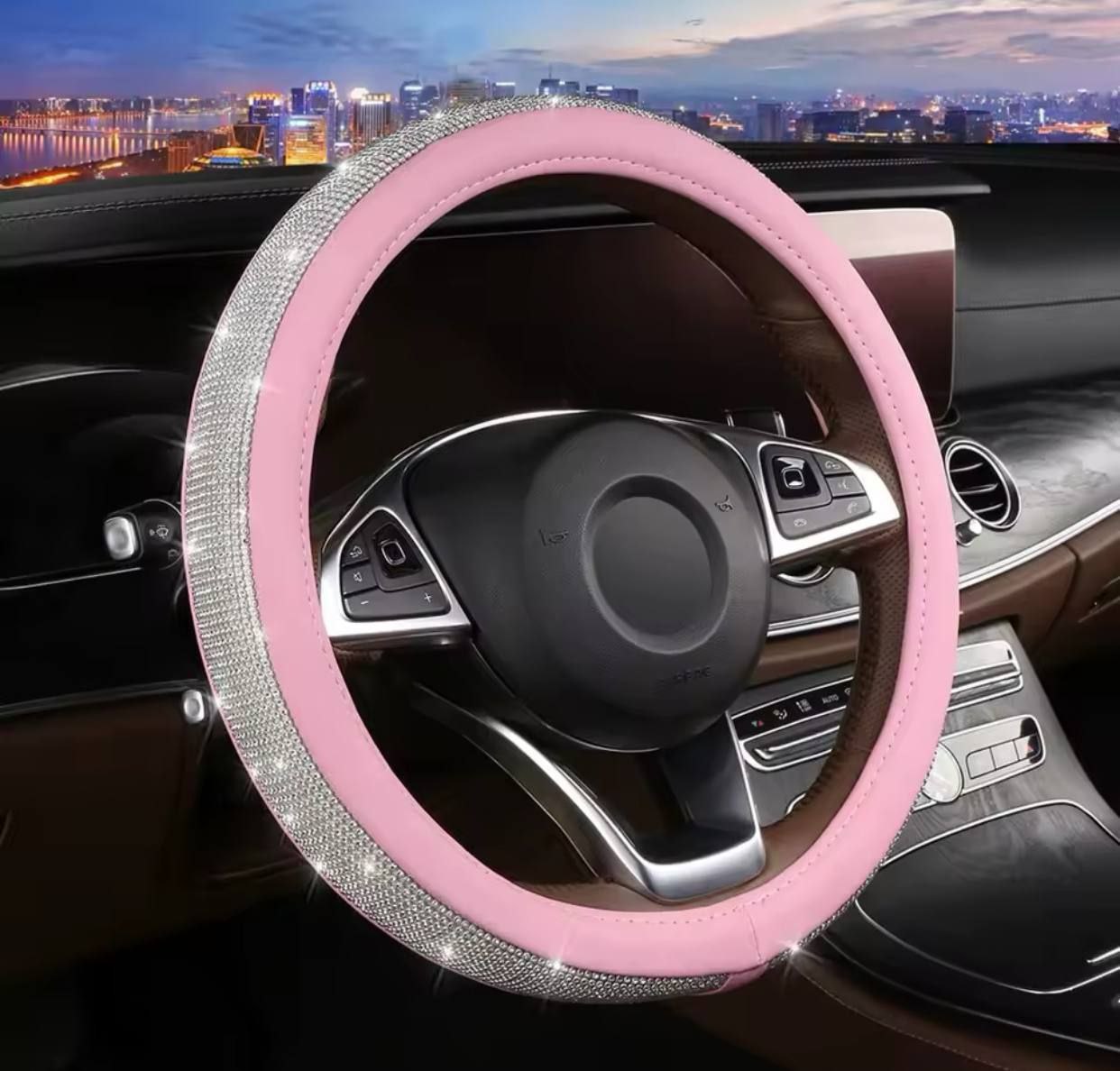 Protector de Volante con Diamantes