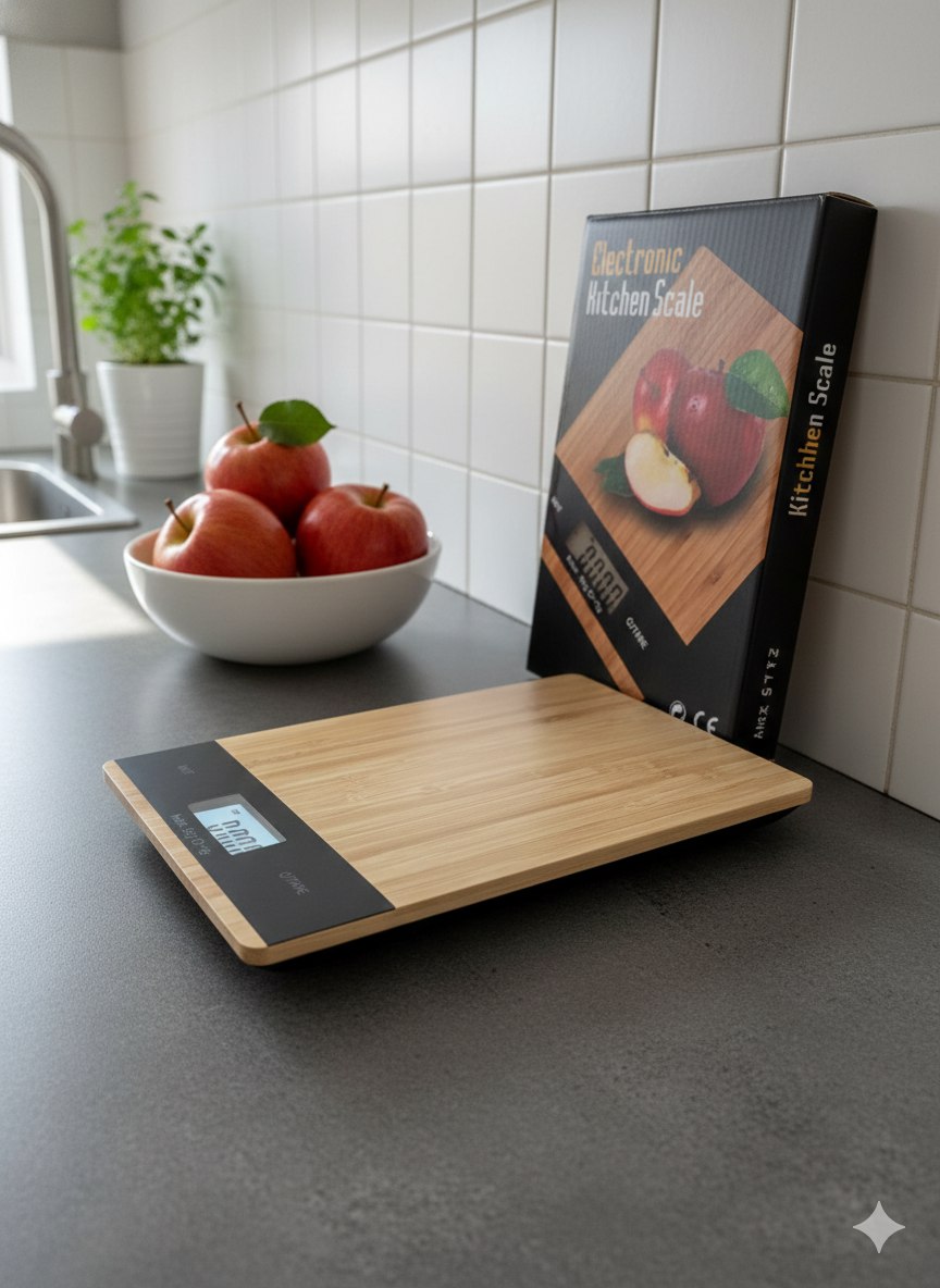 MINI BALANZA DE MADERA