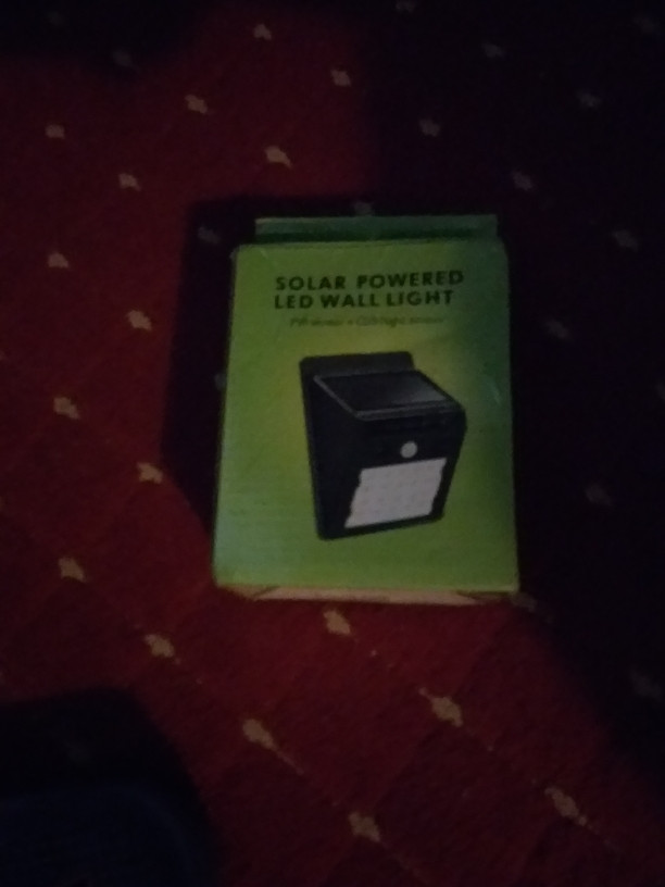 LAMPARA SOLAR  de sensor de movimiento