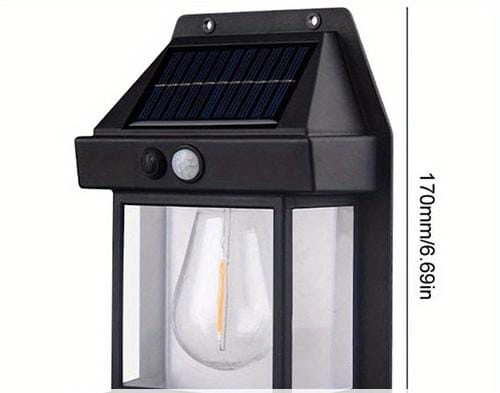 Lámpara solar  de pared tipo candelabro