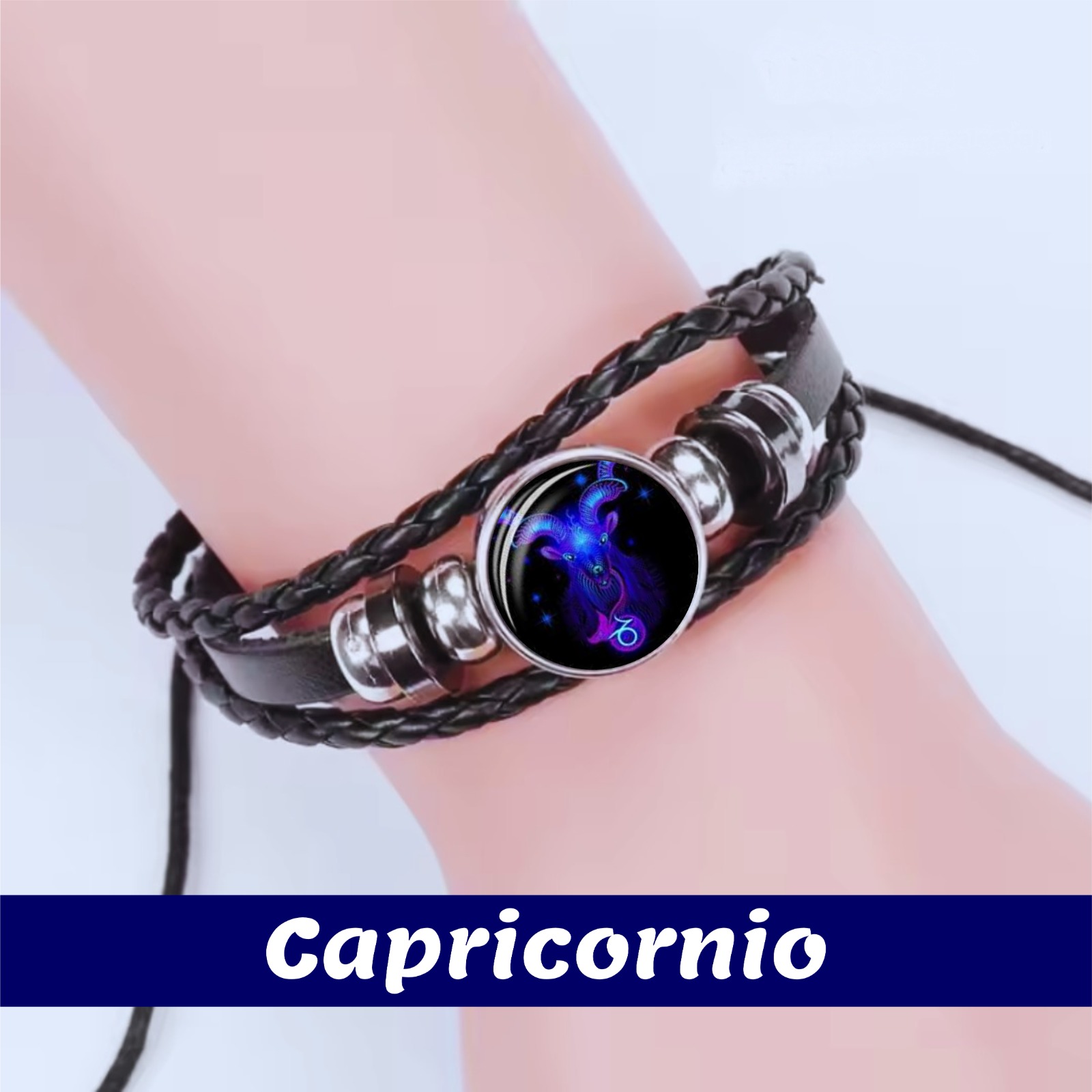 Pulsera zodiacal Capricornio  Morada disponible en Yaxa Mexico
