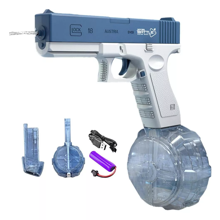 Pistola Agua Disparo Automático Recargab disponible en Yaxa Mexico