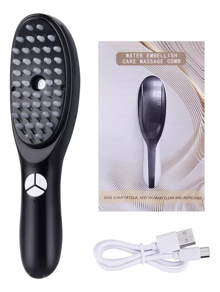 Cepillo De Masaje Eléctrico Con Luz Spra