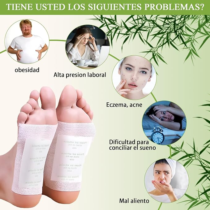 PARCHES DETOX PARA PIE KINOKI X50