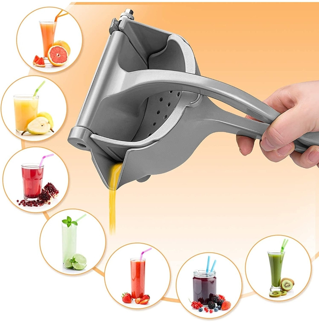 Exprimidor manual de acero inoxidable